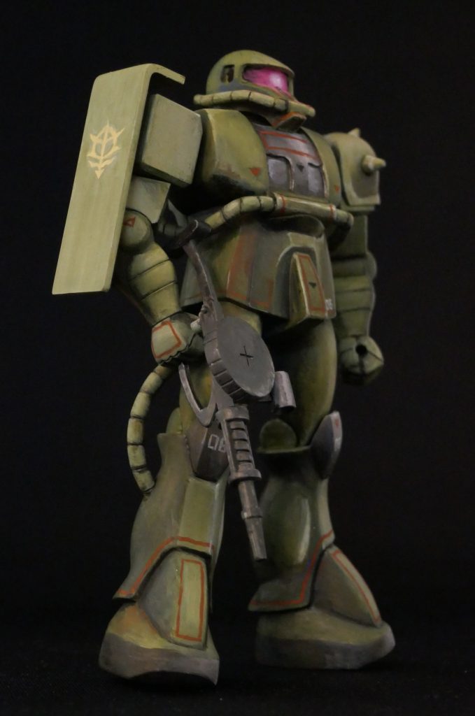 1/144ザク無改造仕上げ–3枚目/制作者:ペーパーナイフ