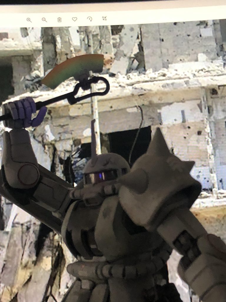 年の初めはザク初め。。。アニエス・ベー仕様かもしれません??!–2枚目/制作者:ゆきぞー