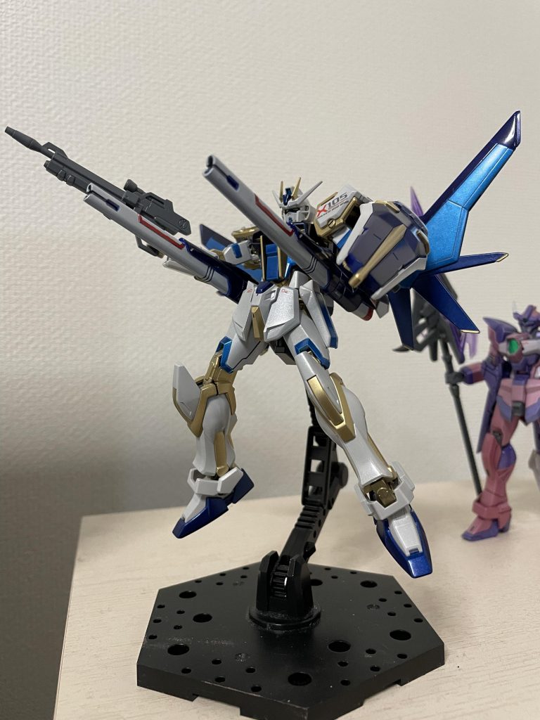 フルバースト形態支援機としての側面も考慮しての機動性を重視されたため火力が落ちてしまい、課題が残る形となってしまった。