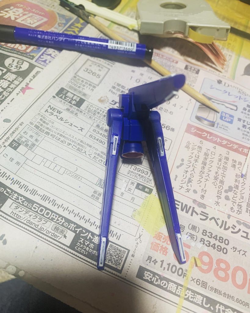 スタークジェガンのバックパック活用＆塗装した所