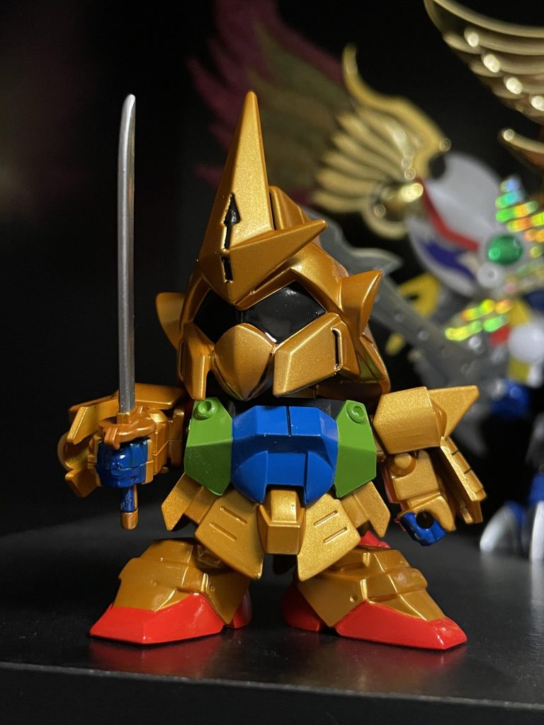 塗装剥げを恐れず武器を持たせたり