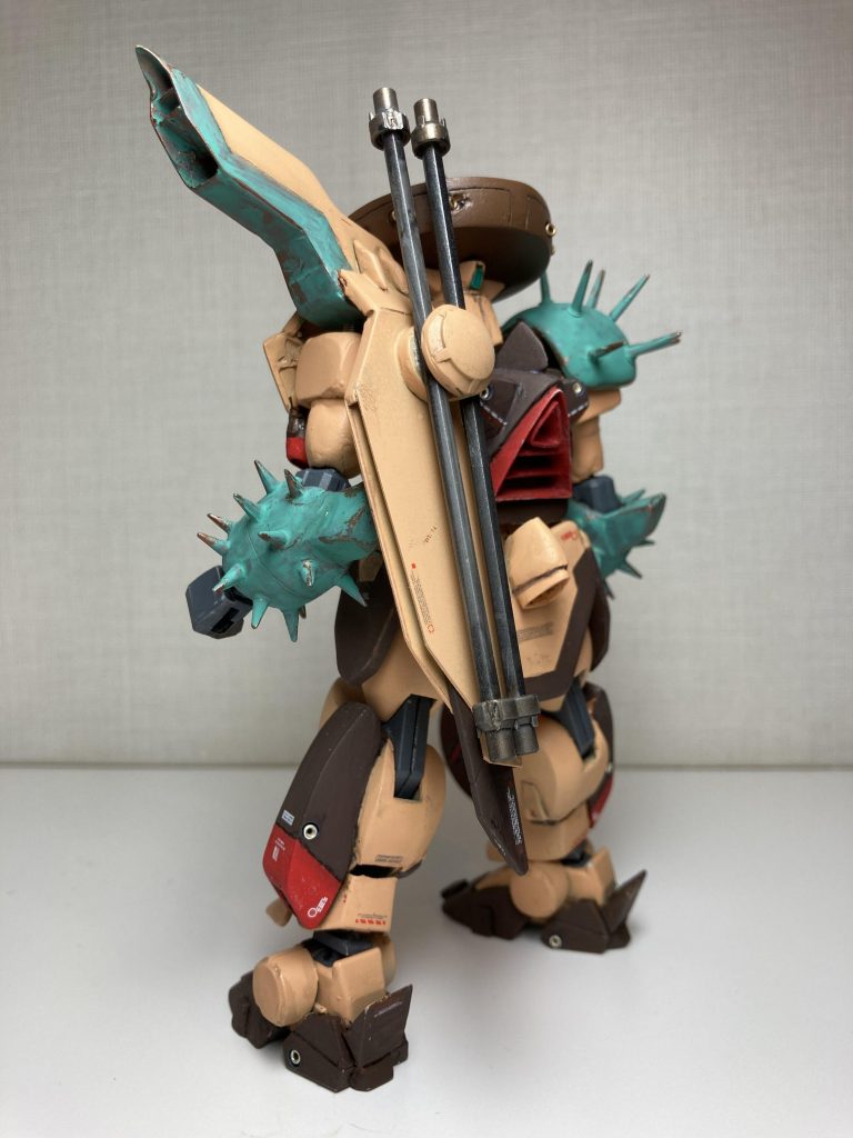 HGUCガンキャノンとカラミティガンダムをベースに改造しました。