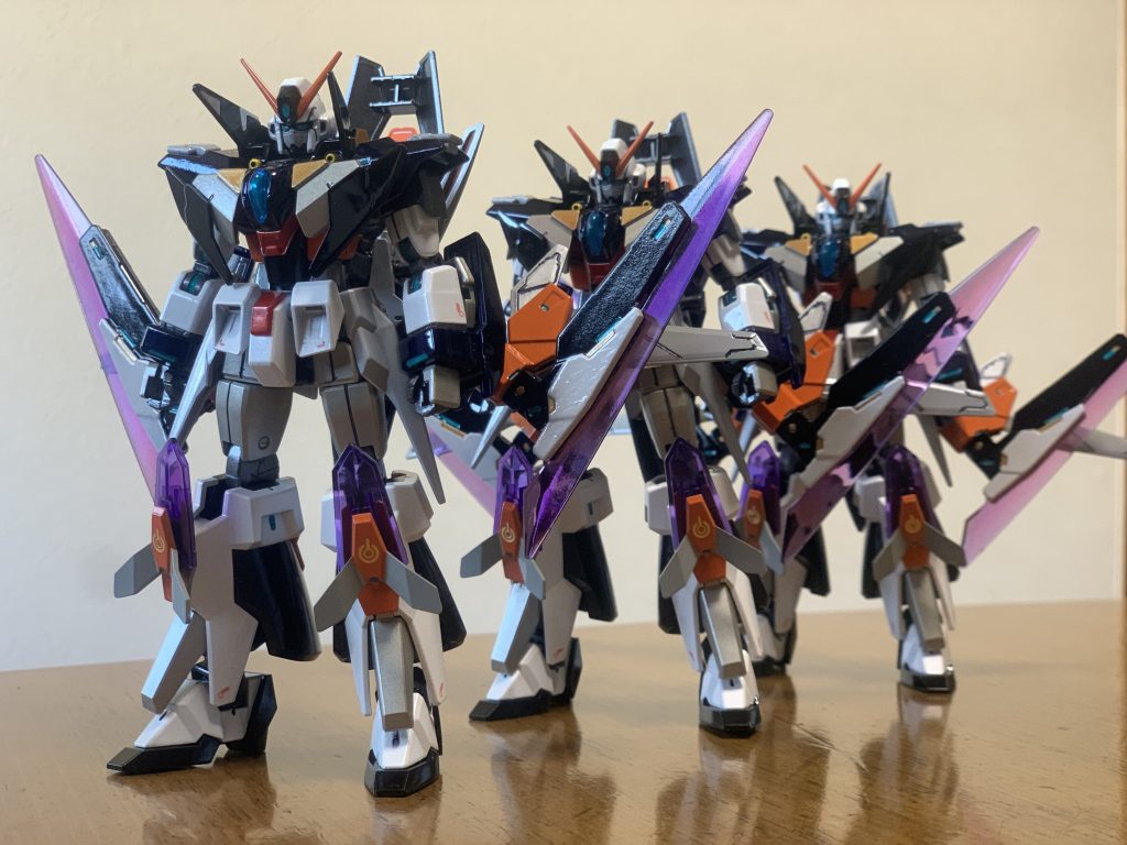 再び正面（機体×3ver）