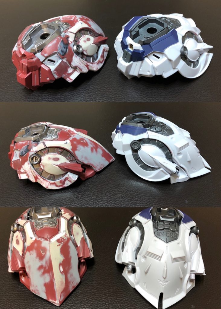 サイドアーマーも形状変更