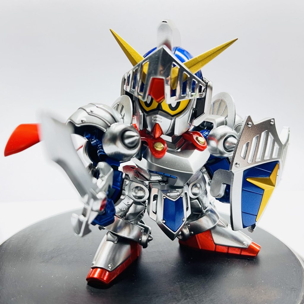 剣を突き立てるポーズ