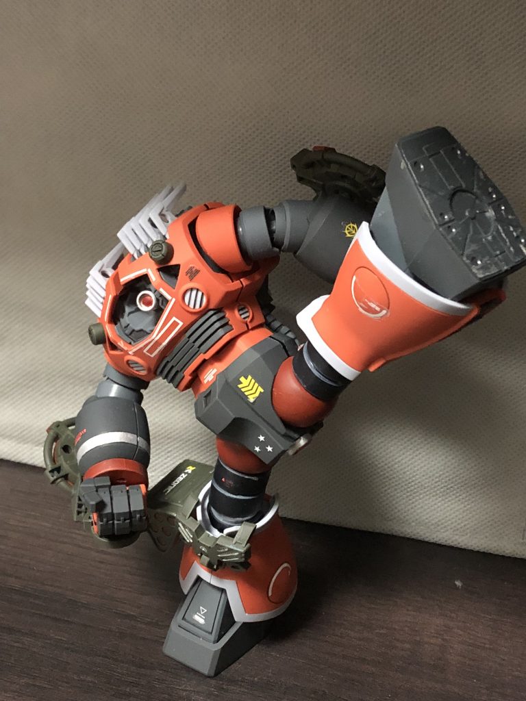 片足でも安定しました、足の可動域優秀