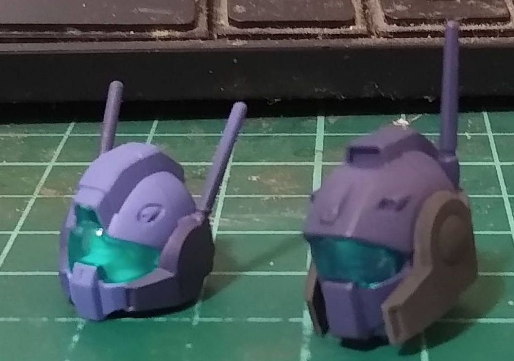 顔が弱そうだったのでネモからジムⅢに変更ついでに本体色をペイルライダー寄りに変更