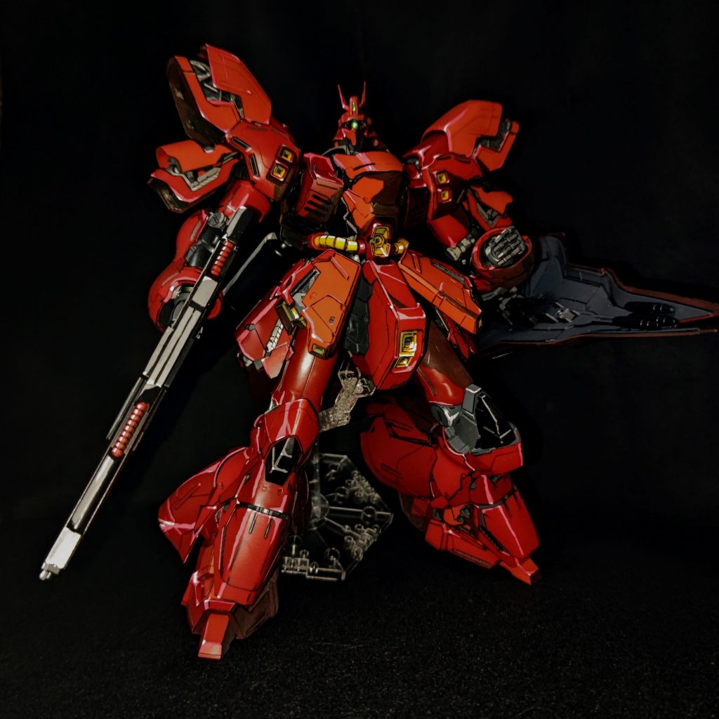 【イラスト風模型】MG サザビー Ver.Ka–9枚目/制作者：tkt