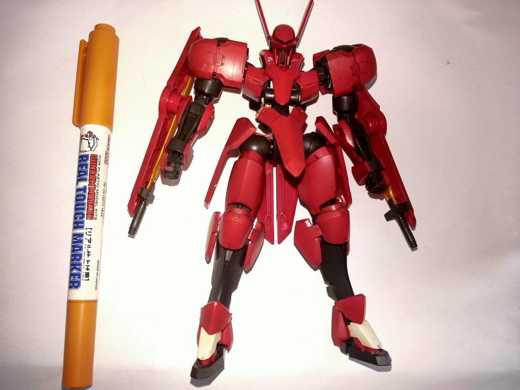 リアルタッチマーカーで塗装したけど写真だとよく分からないよな