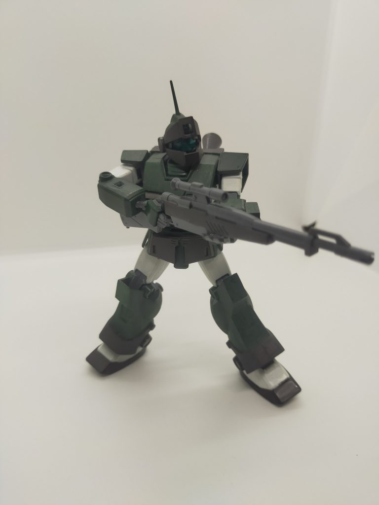 可動はね、これが限界…バイザー？動かないよ？立ち膝？出来ないよ？