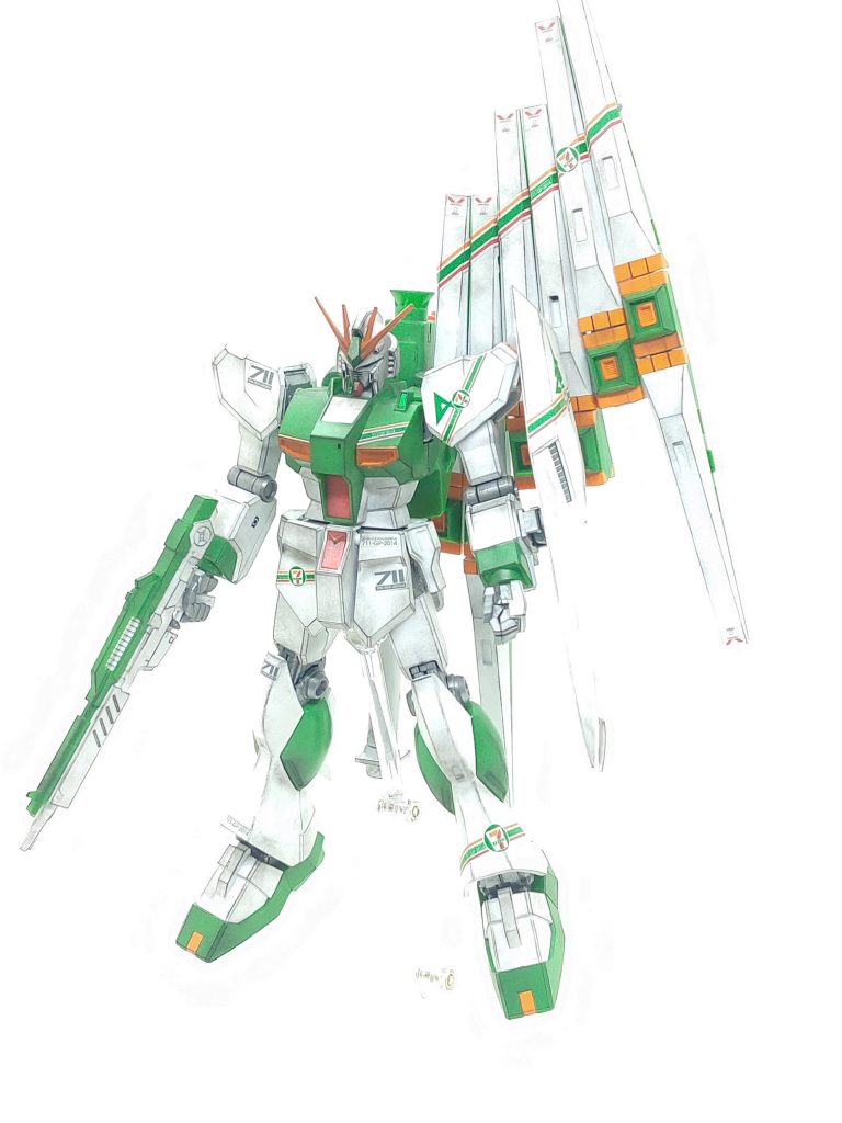 νガンダム(ver.GFT)［セブンイレブンカラー ］–6枚目/制作者：かえる
