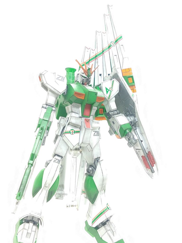 νガンダム(ver.GFT)［セブンイレブンカラー ］–5枚目/制作者：かえる