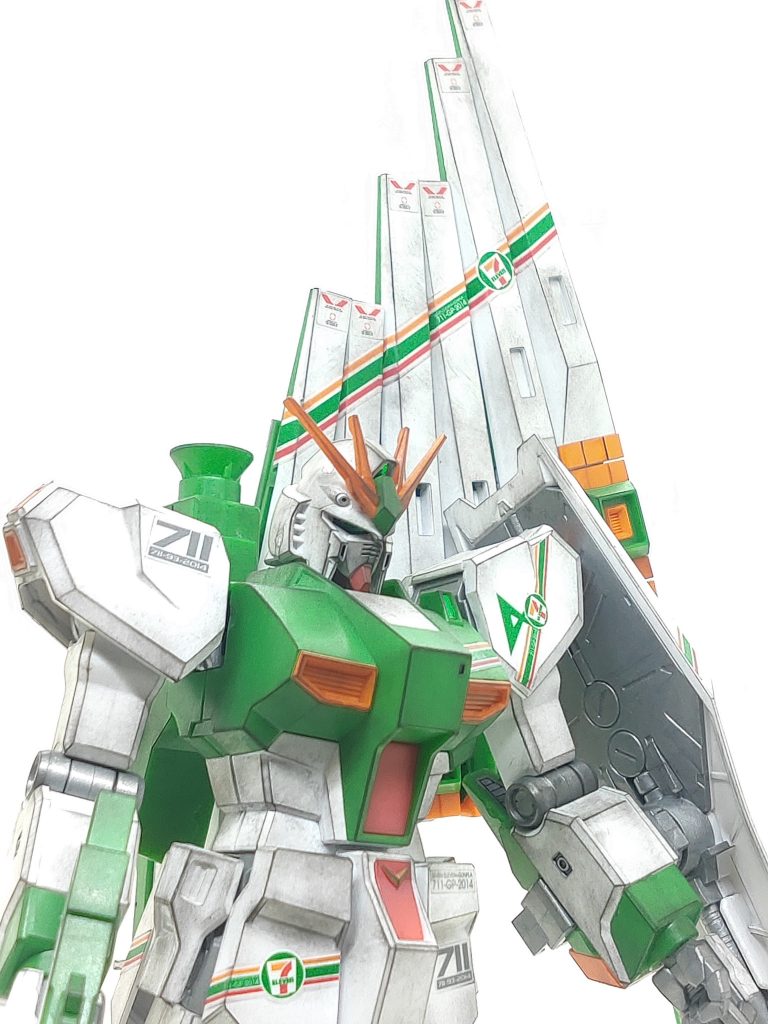 νガンダム(ver.GFT)［セブンイレブンカラー ］–3枚目/制作者：かえる