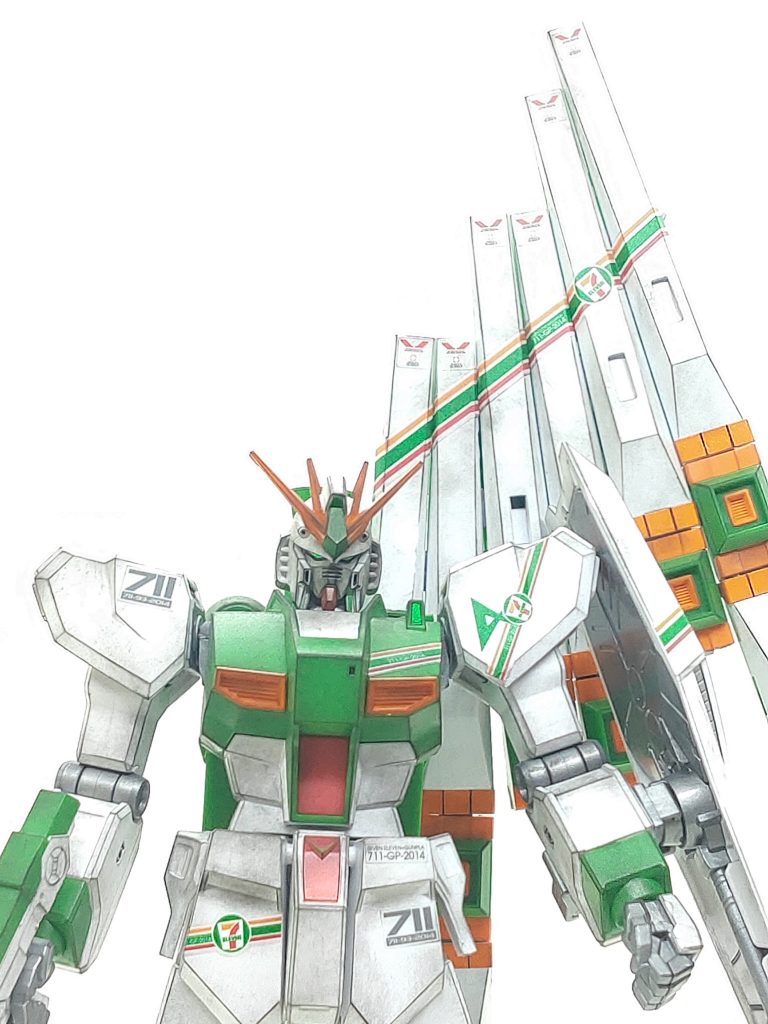 νガンダム(ver.GFT)［セブンイレブンカラー ］–2枚目/制作者：かえる