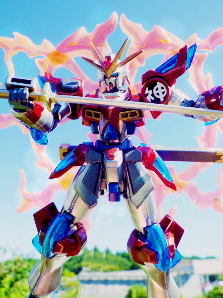 こちらは以前ガンスタにアップした物の再改修作品です。これもＡＺガンダムと同じく外ロケ仕様に製作した作品です（笑）