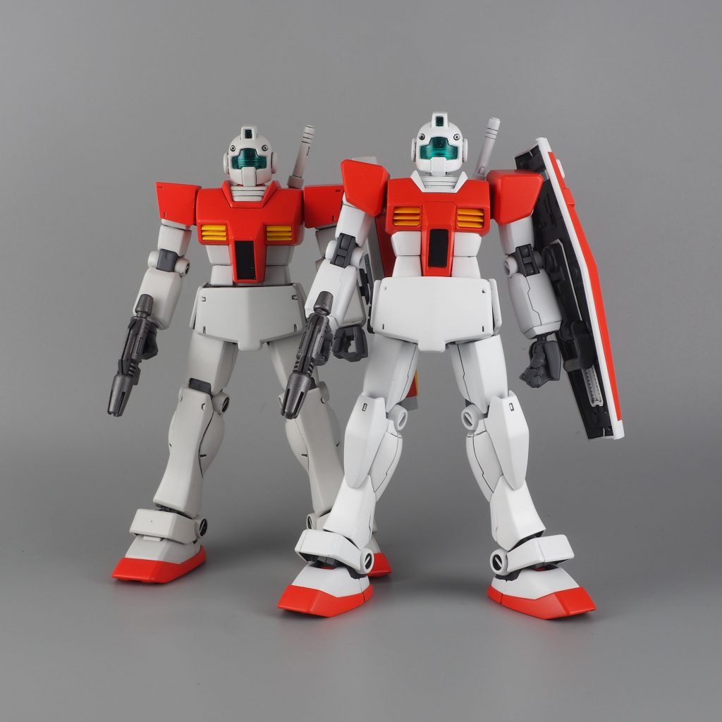 左　HG 020 ジム右　リバイブジム違いがわかります