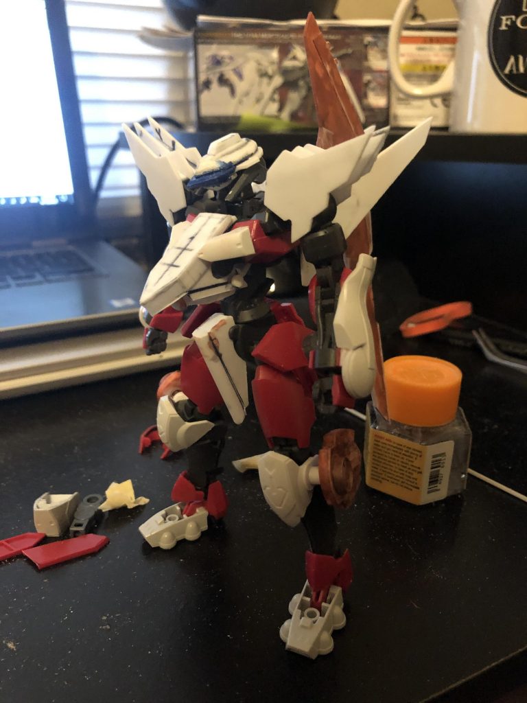 センターの羽は一応稼働できるようにしました。