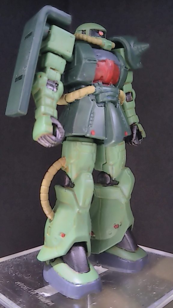 「サンダーボルト」の前までは…唯一、ガンダムに勝った（個人的見解）ザクでした😁　ニュータイプでも無いのに…バーニーが凄いって事ですかね😅