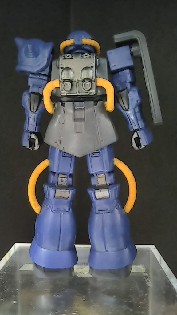 水性では無い方のガンダムカラーのティターンズカラーを使っています😅