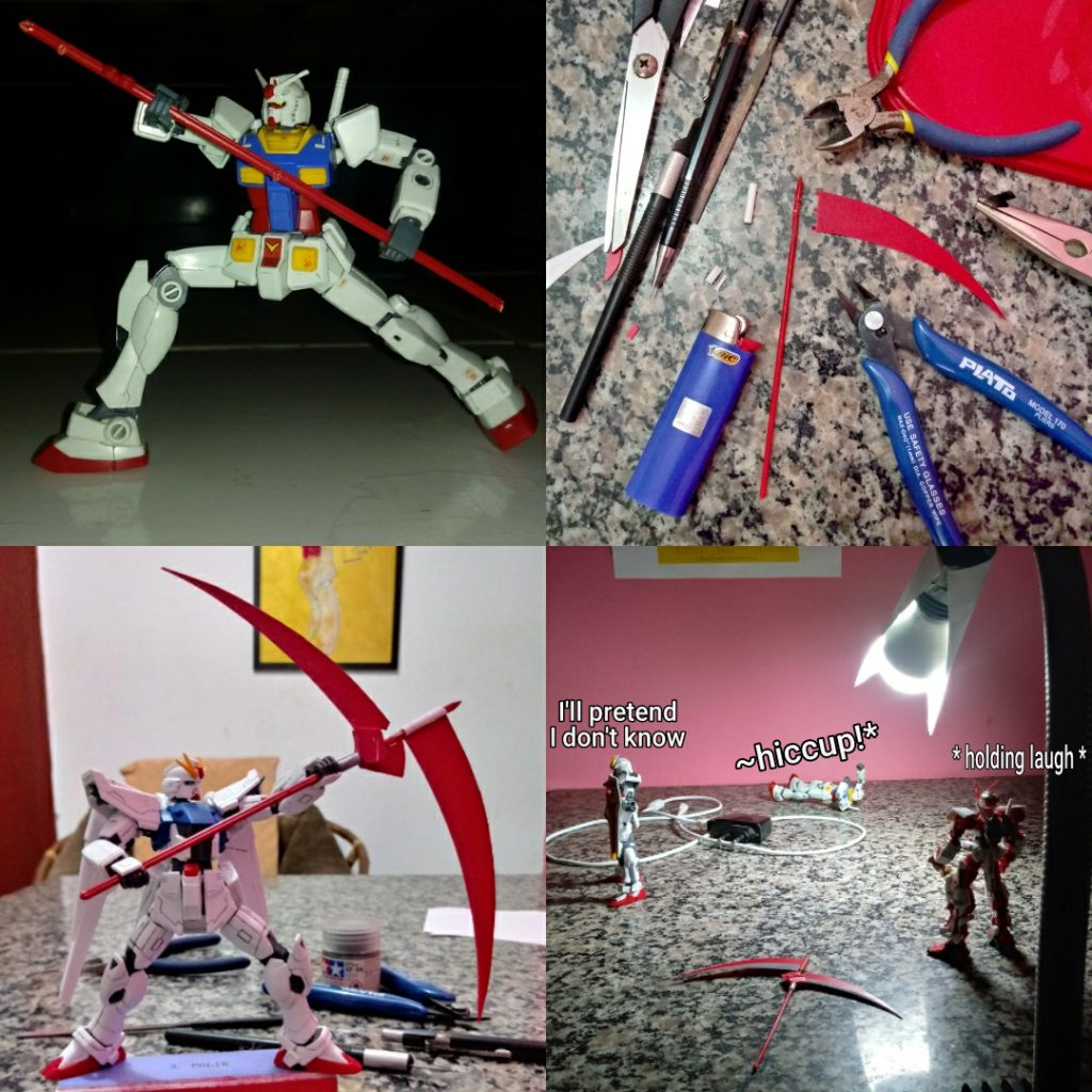 Astray MG runner + ice,cream pot + superglue + acrylic paiint