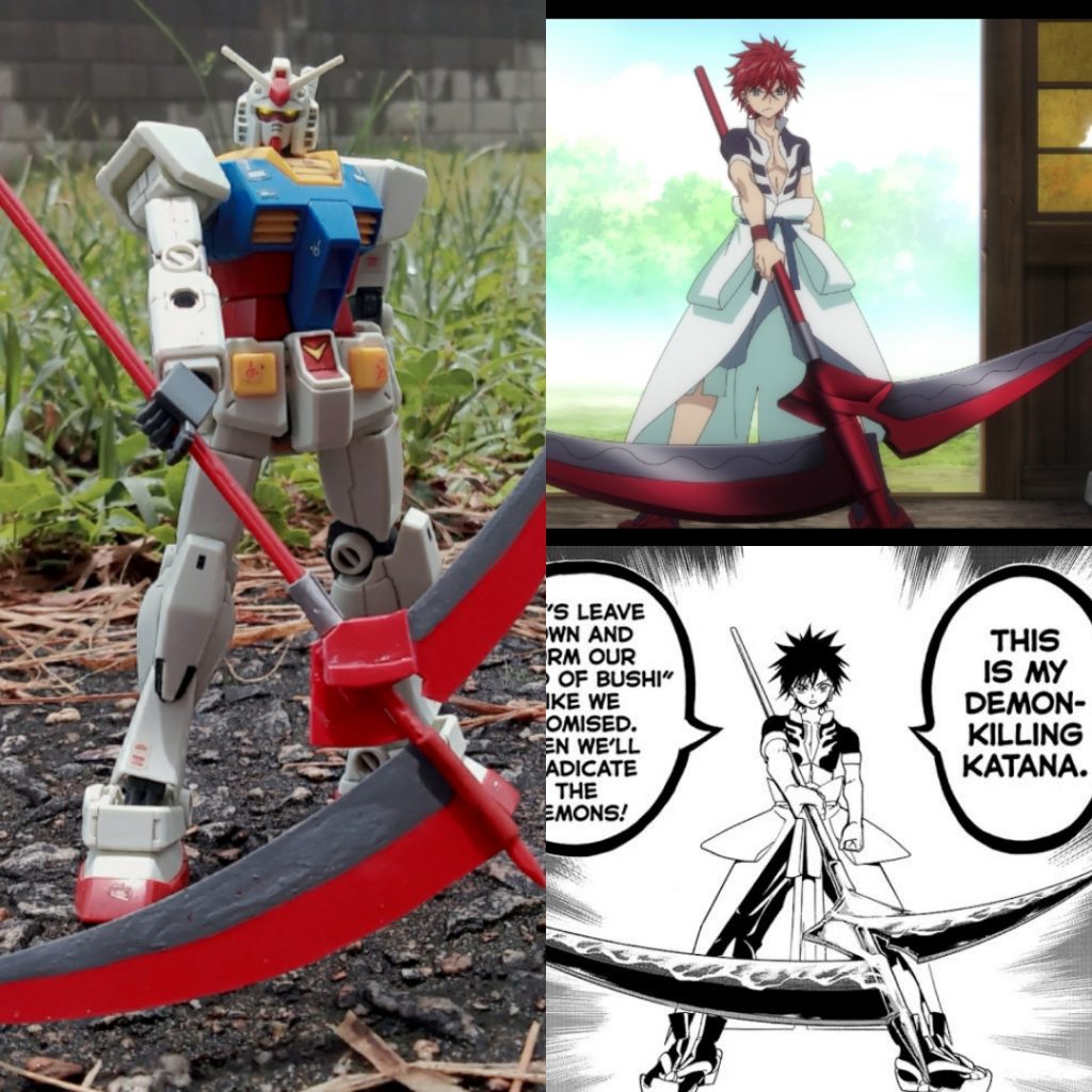 Pose comparison with anime + manga