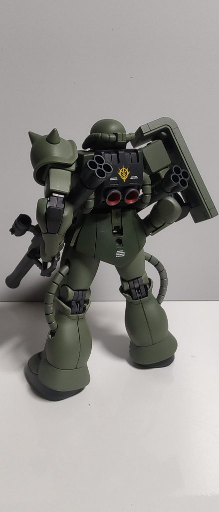 2基のバーニアのみのシンプルなランドセル。バーニア内部はエナメル塗料で筆塗りしてます。はみ出した部分は溶剤で拭き取れる為お手軽部分塗装。