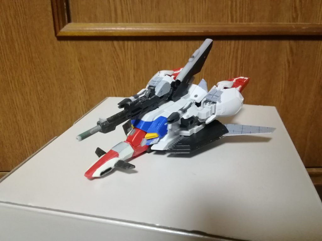 変形時の干渉等、付け替え時の不具合が起きないか、加工中も不安でしたが、無事にやりきれてホッとしています♪クロスシルエットでは初めての変形機、完成できて良かったです♪