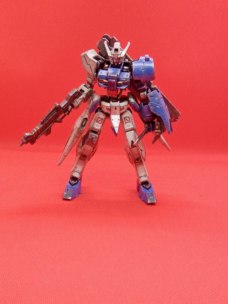 真っ正面からだと腰が不安