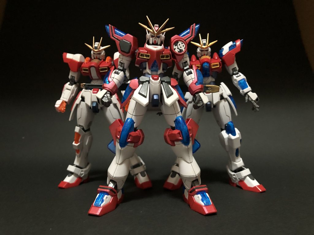 やっぱりこれは３機並べたいガンプラですね。