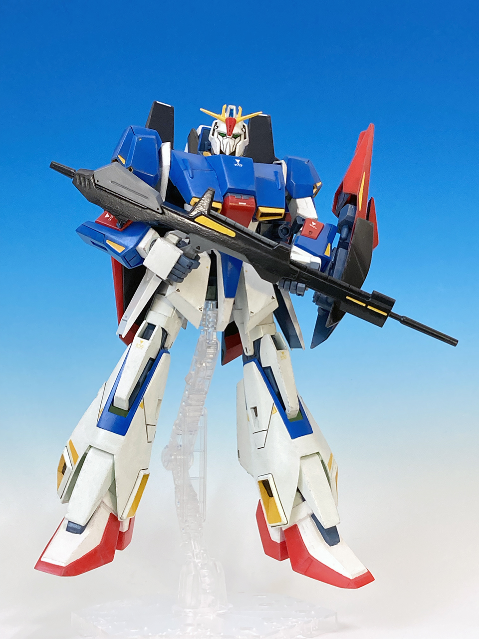 1/100 ZZガンダム(旧キット)(改修塗装済み完成品) - プラモデル