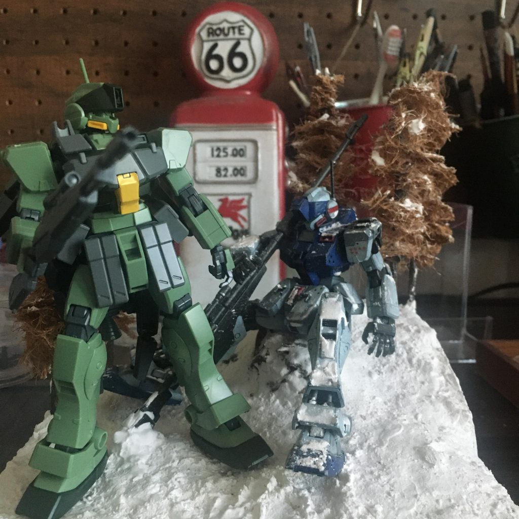 【素組み】1/144のジムスナを組むのは2体目ですね。ジムスナ好きなんすよ。