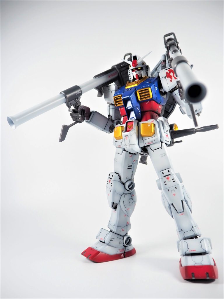 最終決戦仕様たまたま武器がふたつあったのでせっかくなので使用何気にビームライフルが腰にマウントできるのも〇