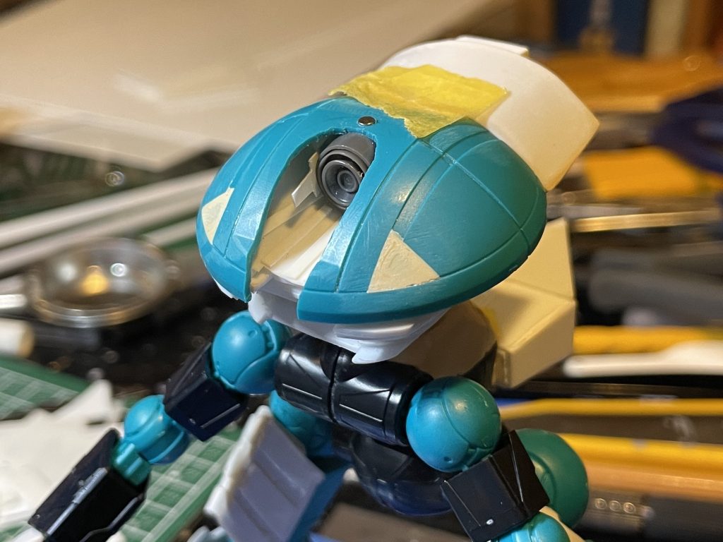 対艦メガ粒子砲.市販のバーニアパーツ貼り合わせ.