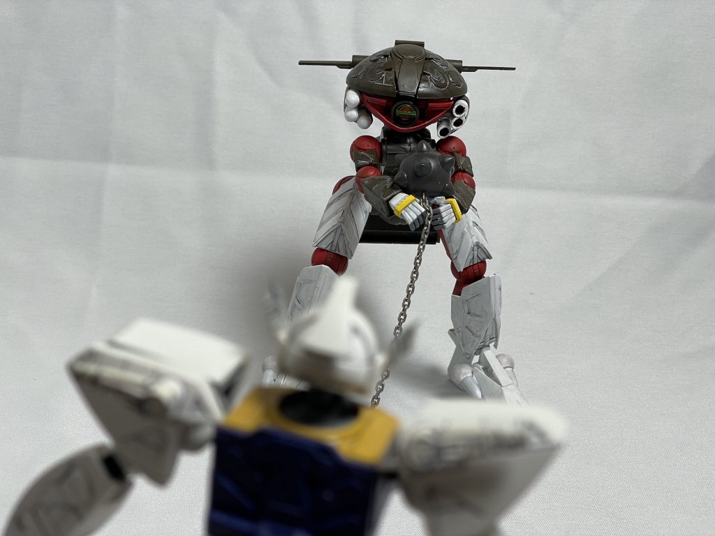大昔に作ったターンエーと勝負!ガンダムハンマーは笑える.