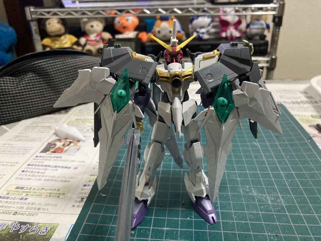 一応サフまえの状態。色を塗るとだいぶ統一感が出ますね