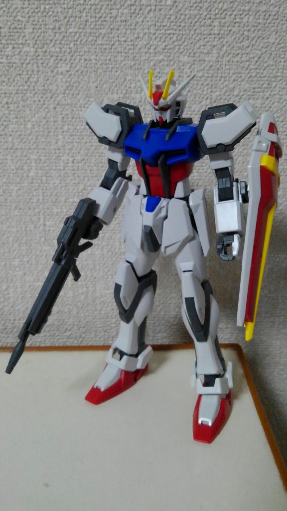 組み間違えの修正・破損パーツの修理に関節の補強を行って一旦完成(スミ入れなどは今回無し)