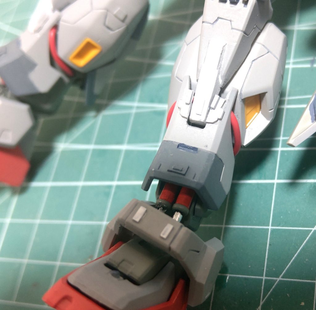 足首のシリンダー。それっぽく。