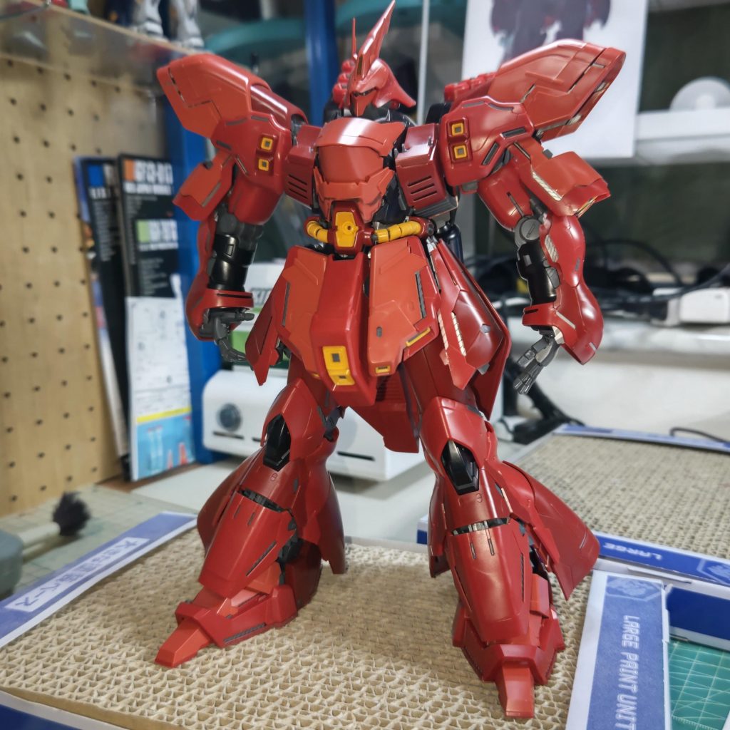 制作工程です。まずはパチ組み直後のもの。