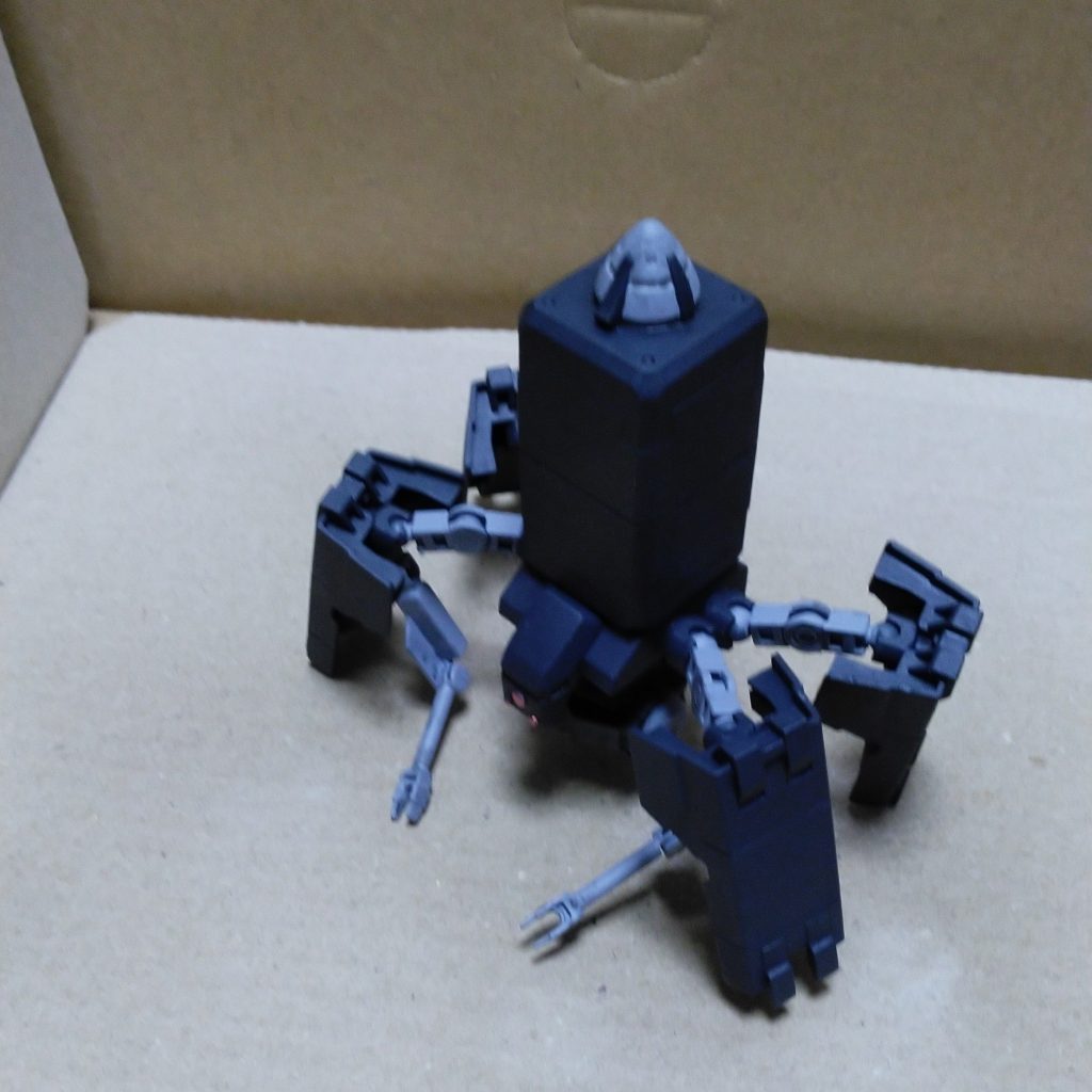 塗装はファレホ筆塗りにスプレーの水性トップコート。