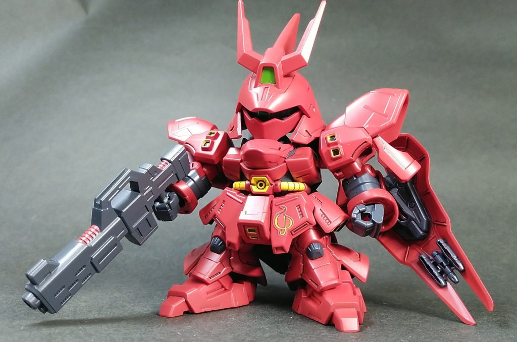 赤の塗装色は一色のみ使用して、下地で色調を変えてみました。