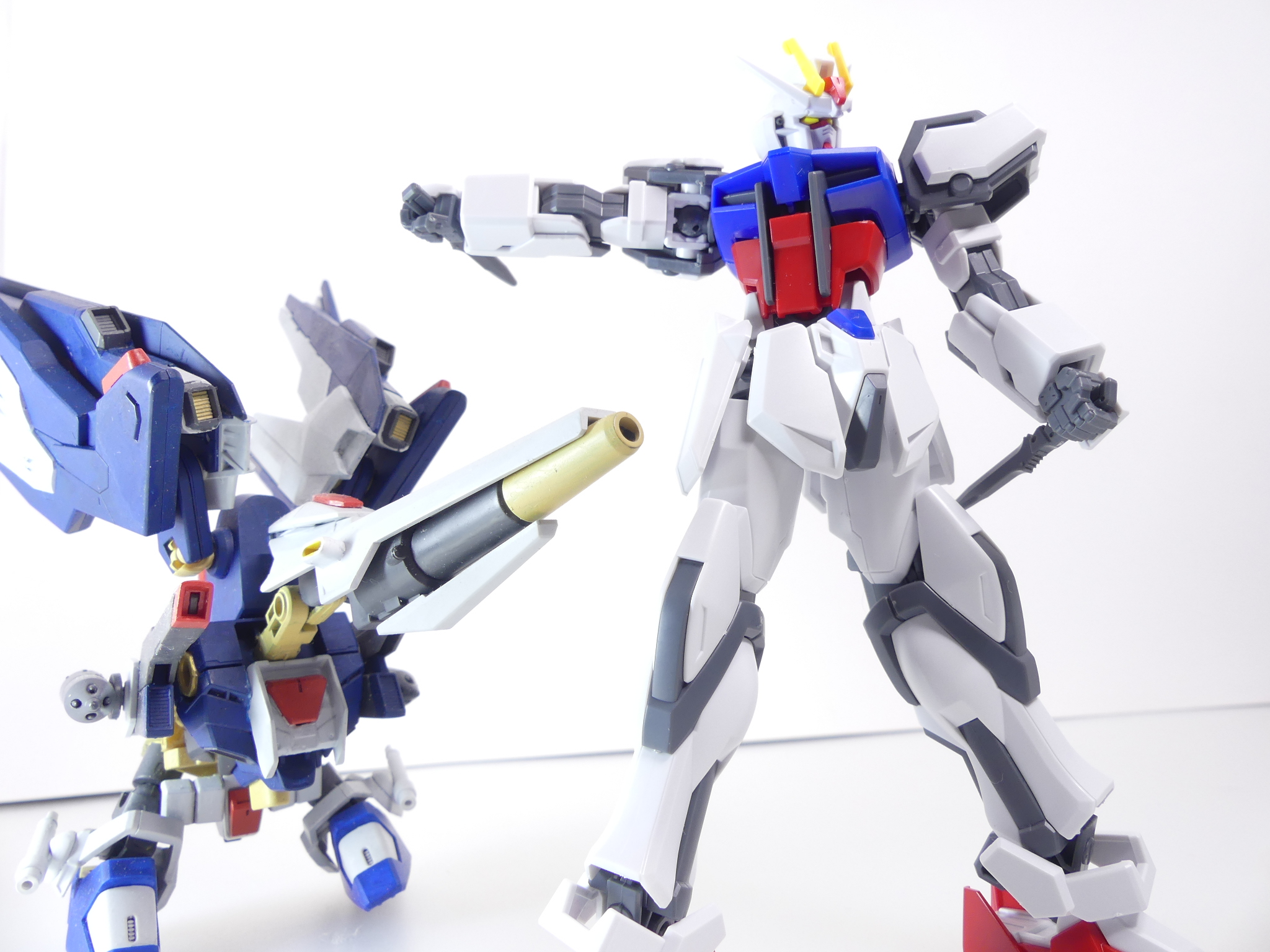 1/144EGストライク改造「ストライクガンダムシュートアウト」全塗装 