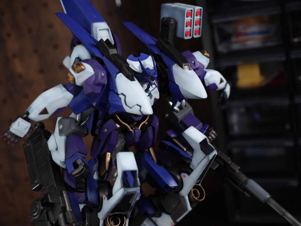 長距離から狙撃しつつ敵陣営に突っ込み、荒らすだけ荒らしたら離脱をコンセプトに作りました