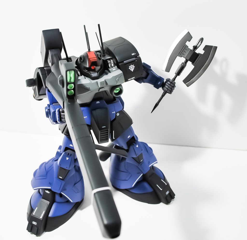 ヒートホークはクリアオレンジとかで熱々な奴と悩みましたが斧らしくメタリックにしました。