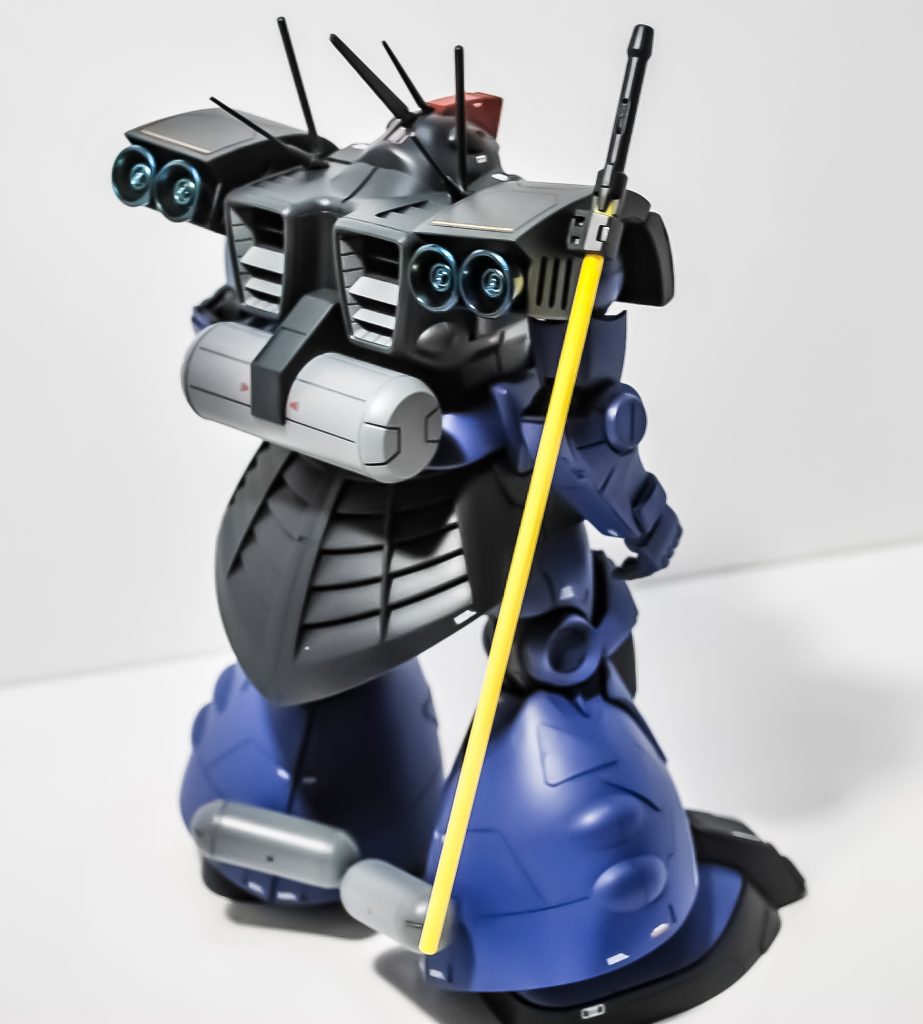 バックショット②。バーニアは焼色塗装しましたがあまり見えませんね(；´Д｀)。カラーリングはシンプルにまとめした。