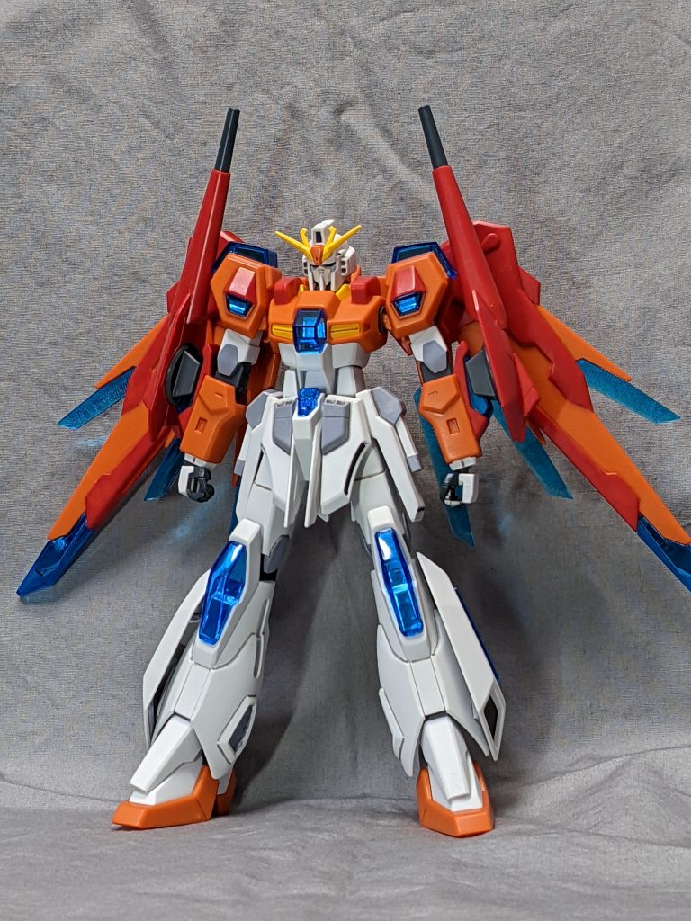 ガンダム系はツートンカラーで仕上げるのが主流なんだろうか。最近みんなこれや…