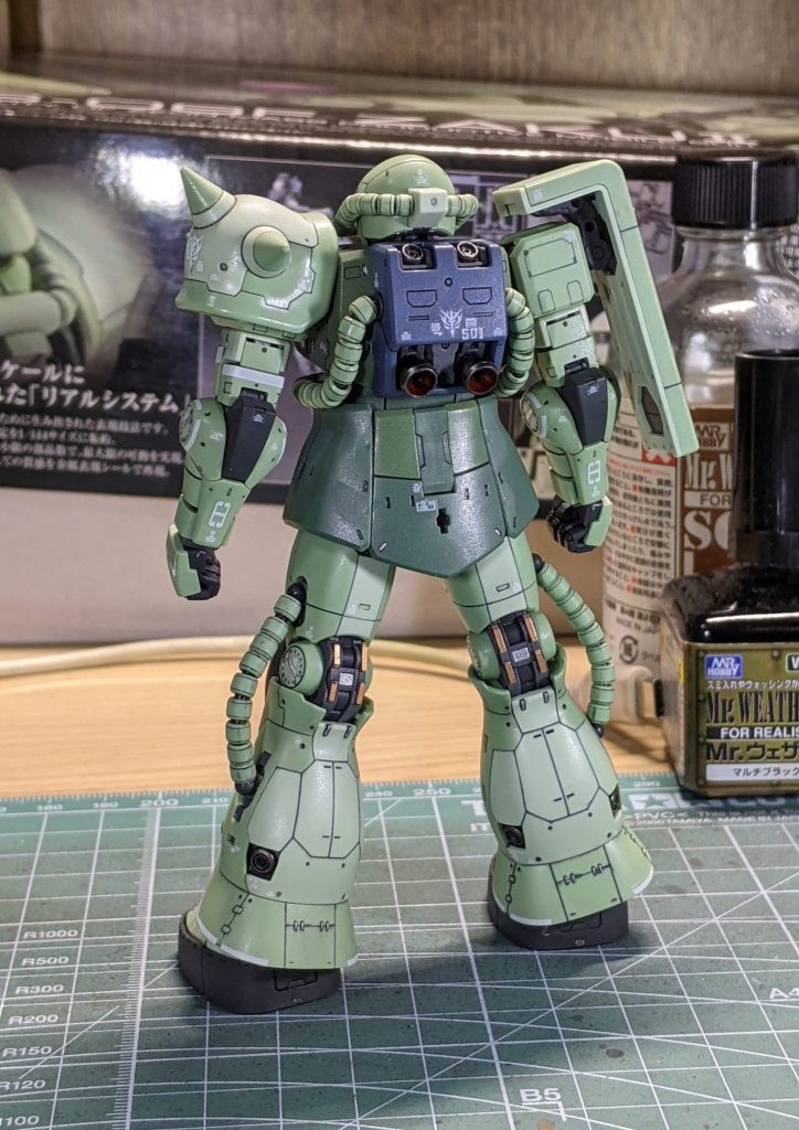 RG MS-06F  ザクII–3枚目/制作者：@koge_lander
