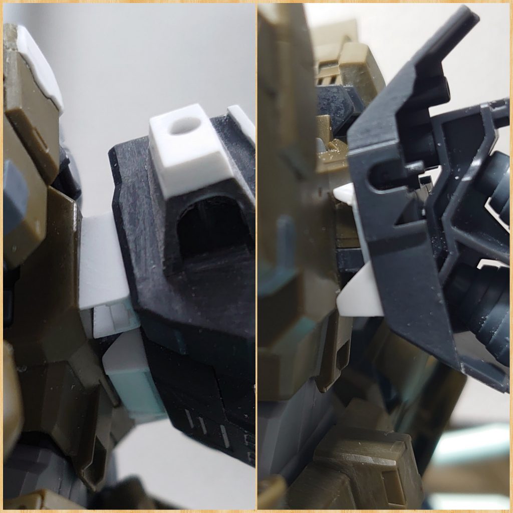 3箇所の固定ホルダーを作りしっかりさせます。ここまで来ると安心できます