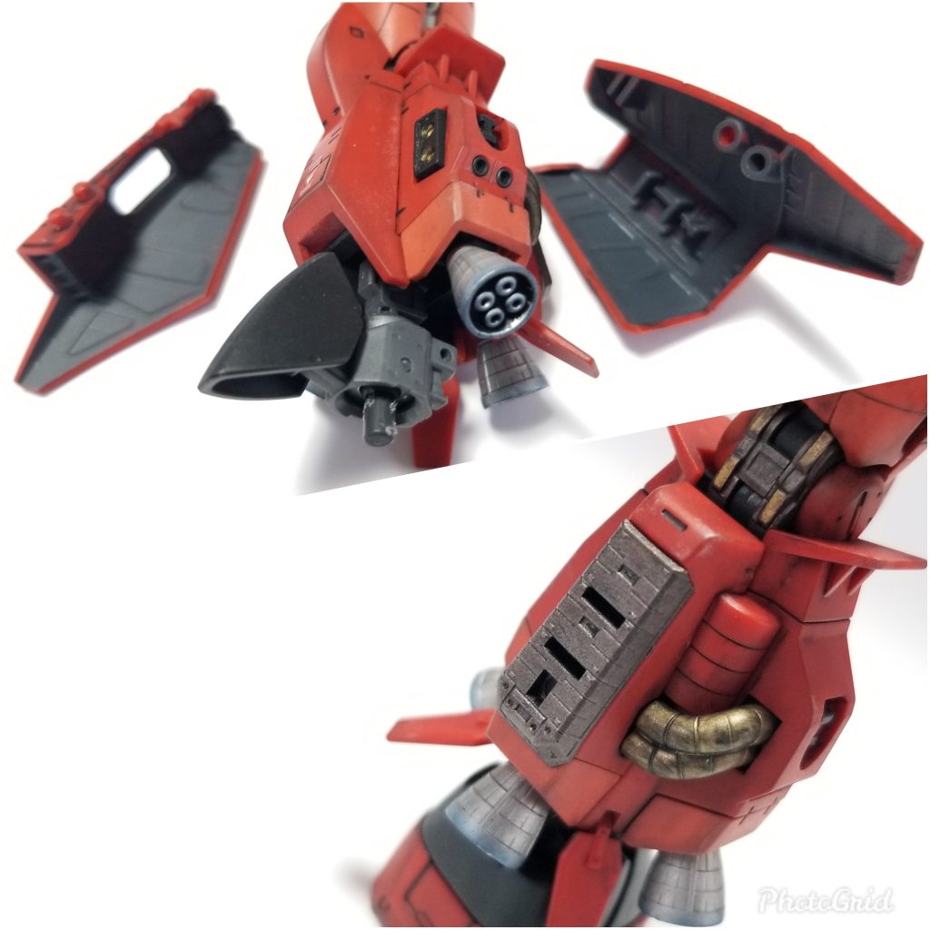 内部ディティールも金属色で部分塗装。