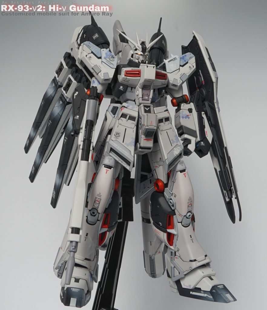 シールド裏側も一部細かく塗り分けています。