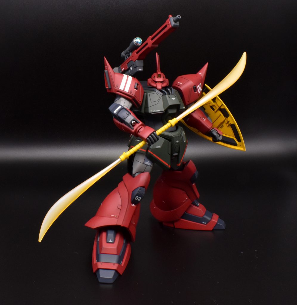 ビームナギナタ刃はパール塗装を行っています。